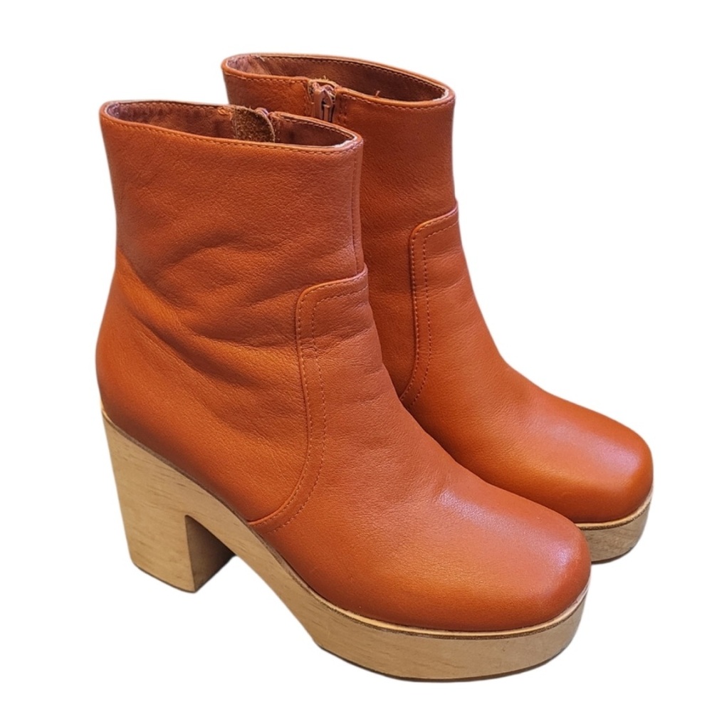 Charlotte Stone Paz clog boots - Luggage